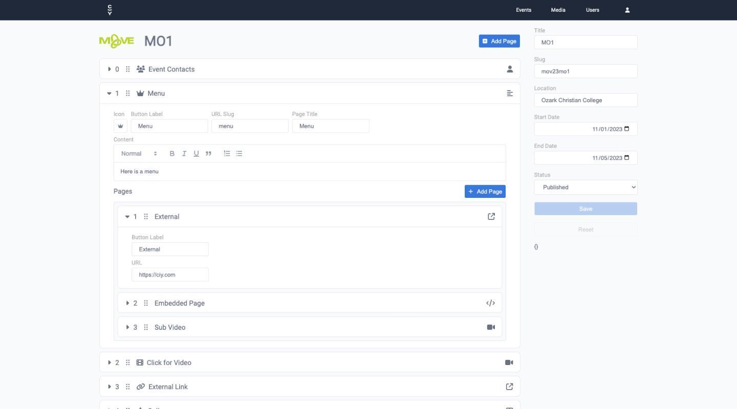 CIY App Admin v2