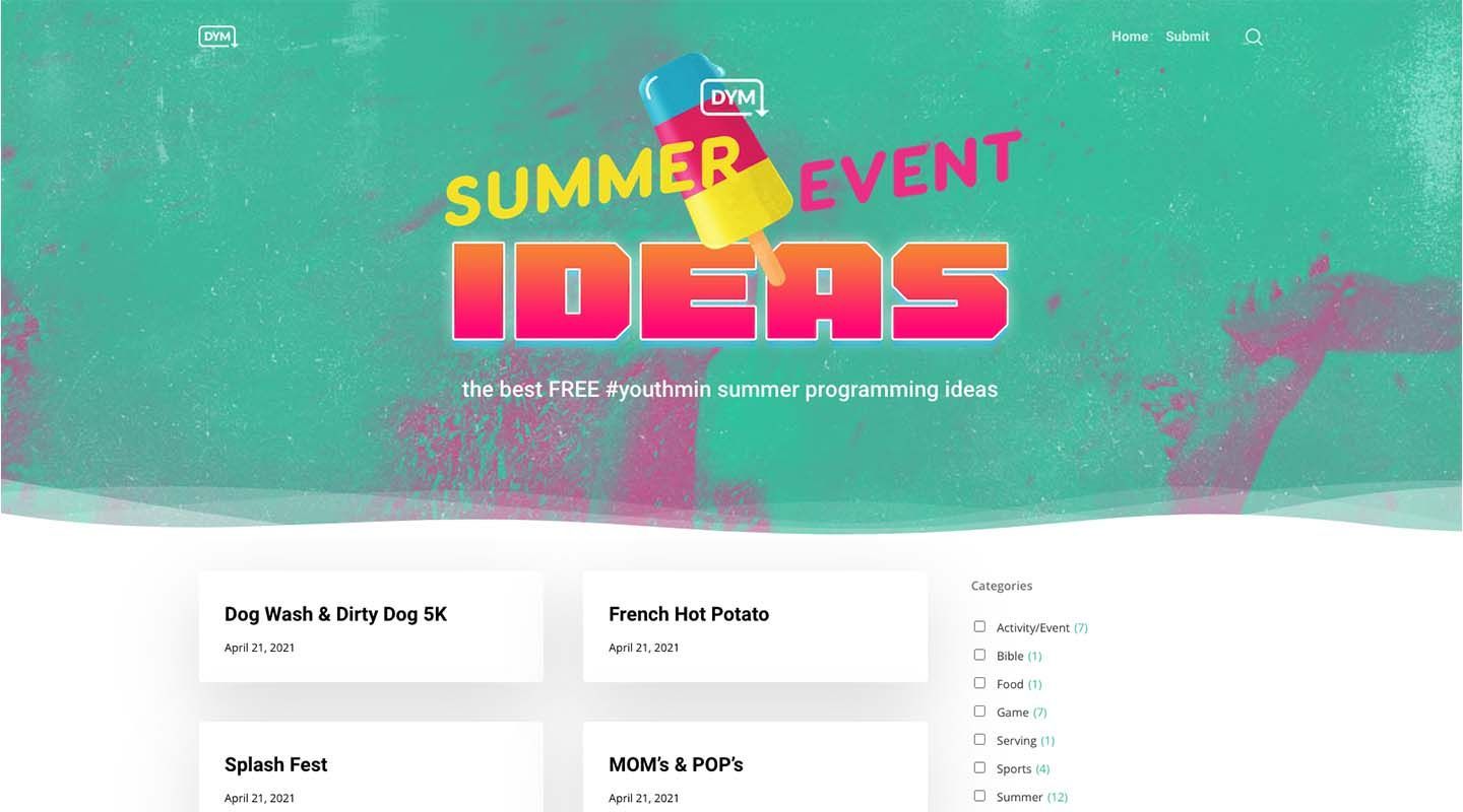Summer Events Jam